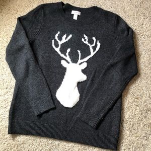LOFT deerhead sweater